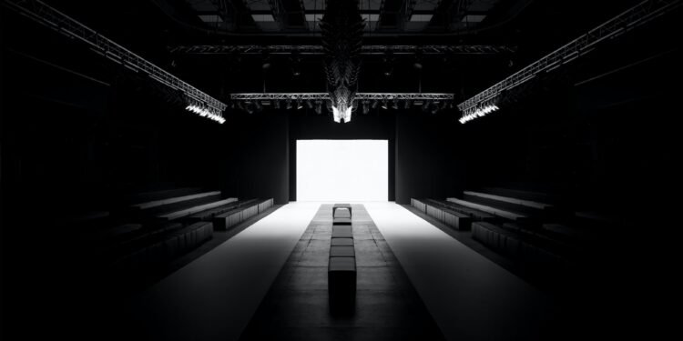 Fashion Show Empty Stage, Fashion Week themed photograph.